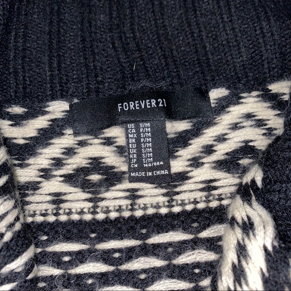 Black & Brown Knitted Cardigan - Picture 3 of 4